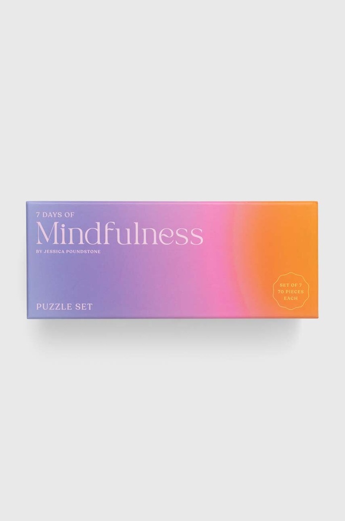 Sada puzzle Galison 7 Days of Mindfulness vícebarevná 9780735377943