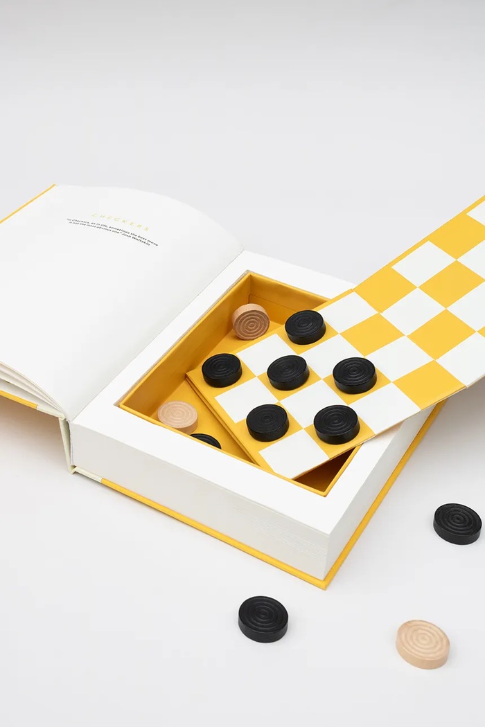 Ντάμα Luckies of London Coffee Table Book Games LK.TGLCHECK πολύχρωμο
