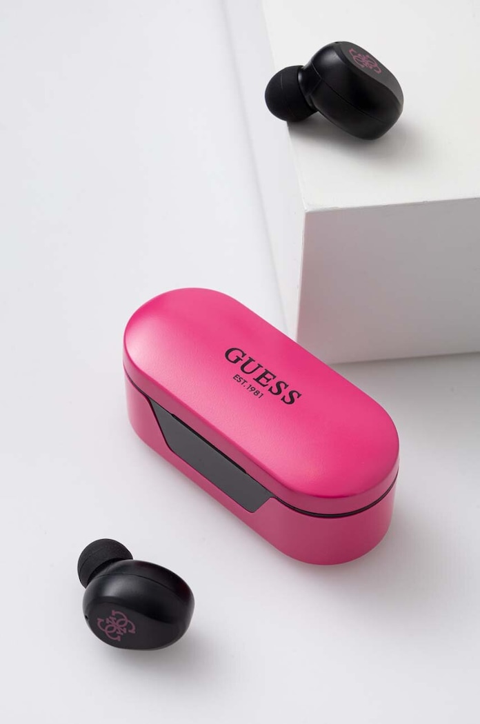 Brezžične slušalke Guess roza GUTWST31EM