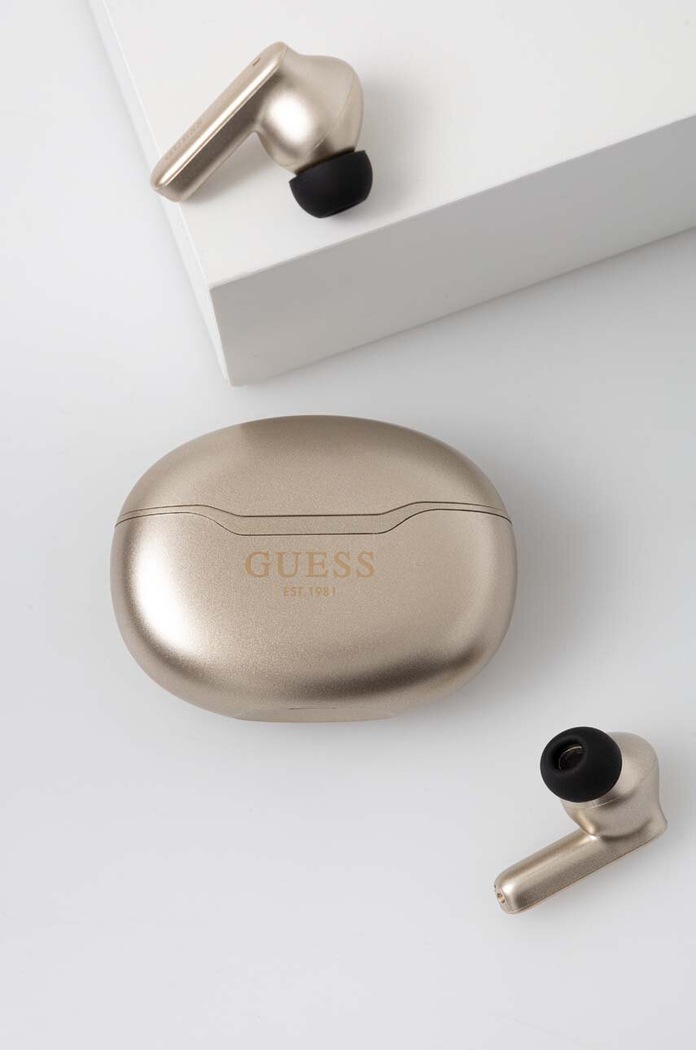 Ασύρματα ακουστικά Guess μπεζ GUTWST50ED
