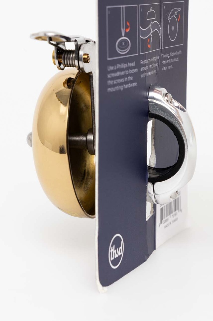 Звънец за велосипед Thousand Brass Bel 1100504820 жълт AA00