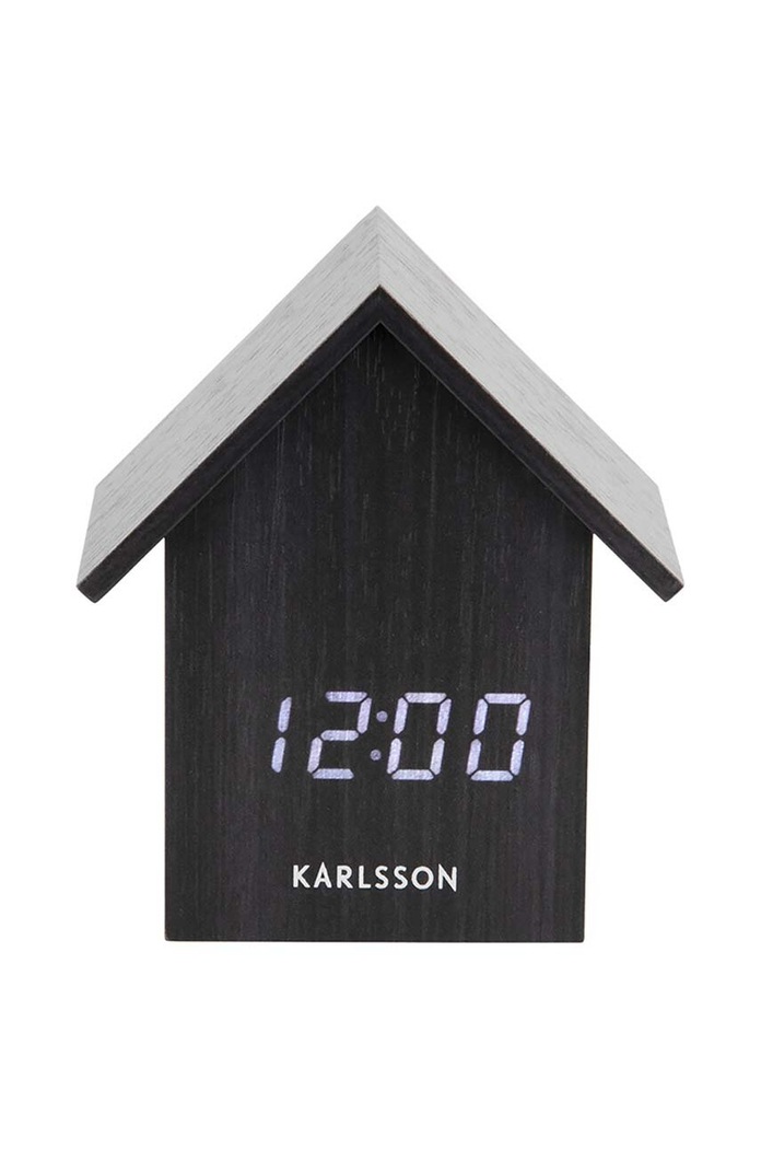 Budík Karlsson Clock House černá KA5932BK