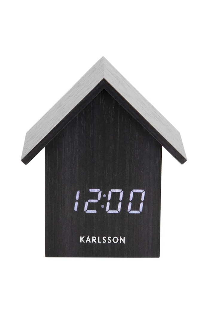 Budík Karlsson Clock House černá KA5932BK