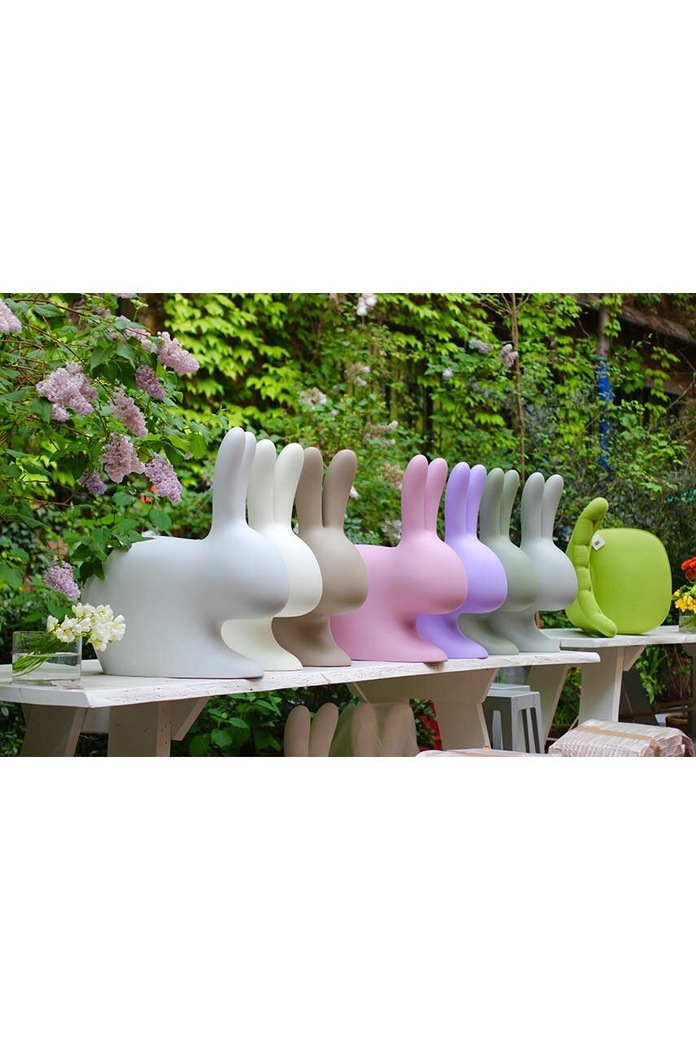 Σαλόνι και υπνοδωμάτιο Καρέκλα QeeBoo Rabbit Baby 90001WH λευκό