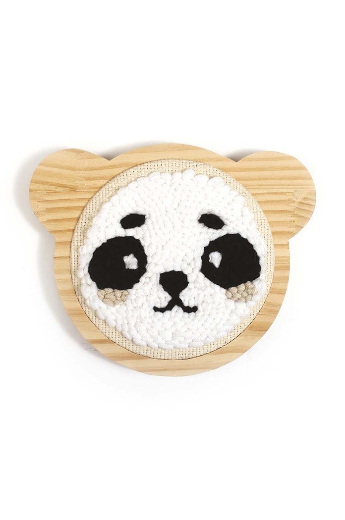 Vyšívací souprava Graine Creative Punch Needle Panda Kit vícebarevná 420207