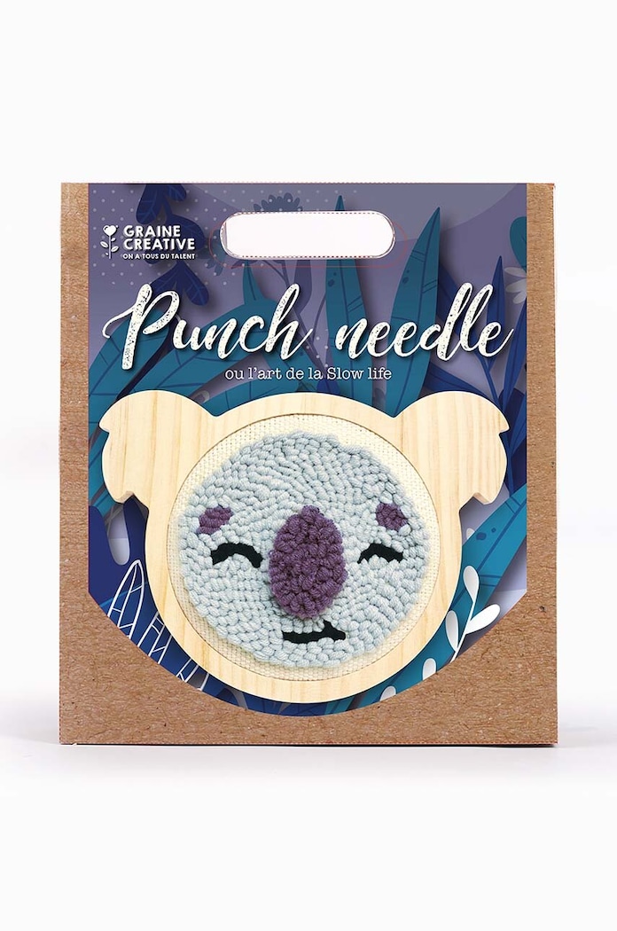 Komplet za vezenje Graine Creative Koala Punch Needle Kit pisana 420209