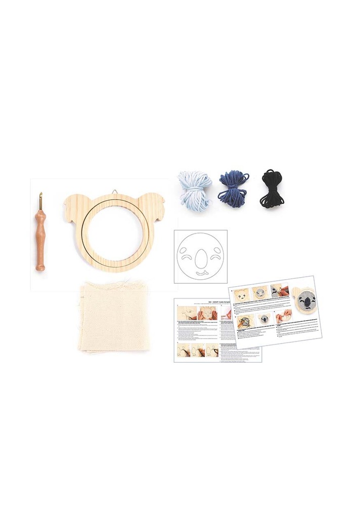 Komplet za vezenje Graine Creative Koala Punch Needle Kit 420209 pisana AA00