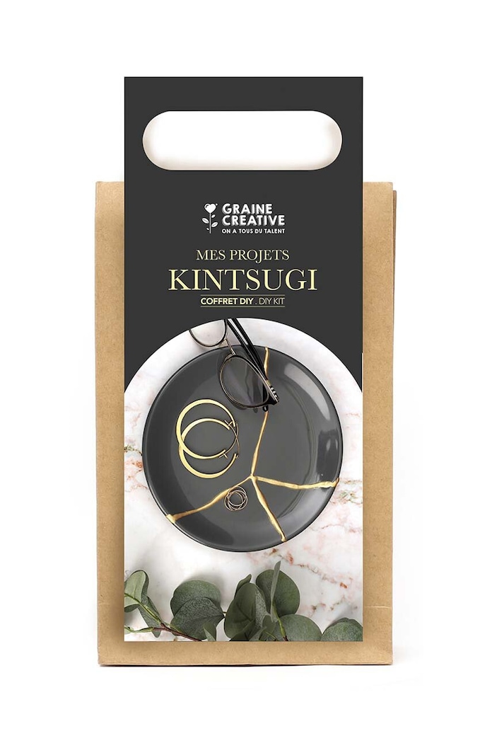 Sada DIY dekorace zhotovená metodou Kintsugi Graine Creative Kintsugi Kit vícebarevná 616480