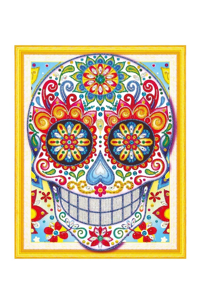 Sada DIY mozaika Graine Creative Maxican Skull Diamond Painting vícebarevná 117038