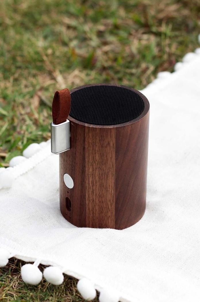 Bezdrôtový reproduktor s osvetlením Gingko Design Drum Light Bluetooth Speaker G020WT