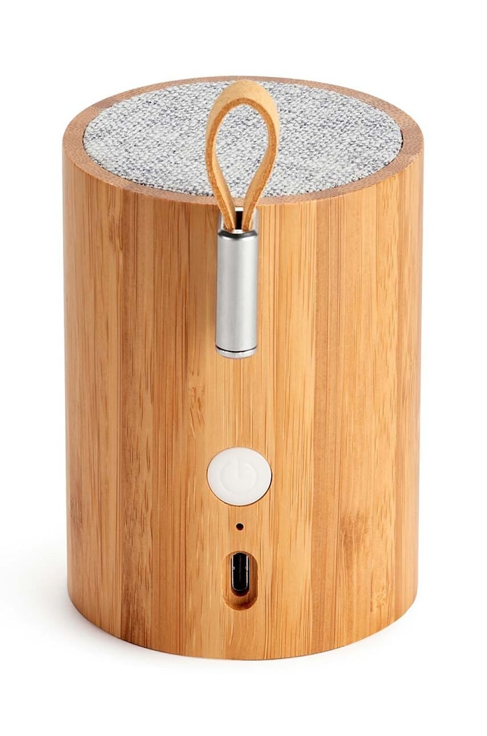 Бездротова колонка з підсвіткою Gingko Design Drum Light Bluetooth Speaker бежевий G020BO