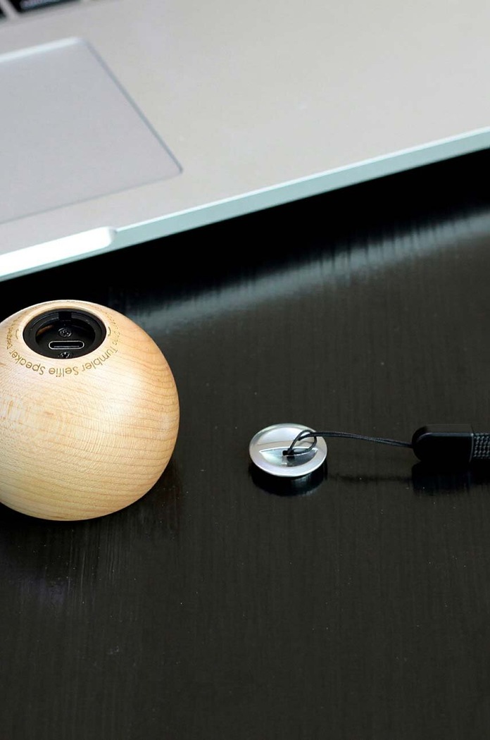 Бездротова колонка Gingko Design Tumbler Selfie Speaker G004ME бежевий