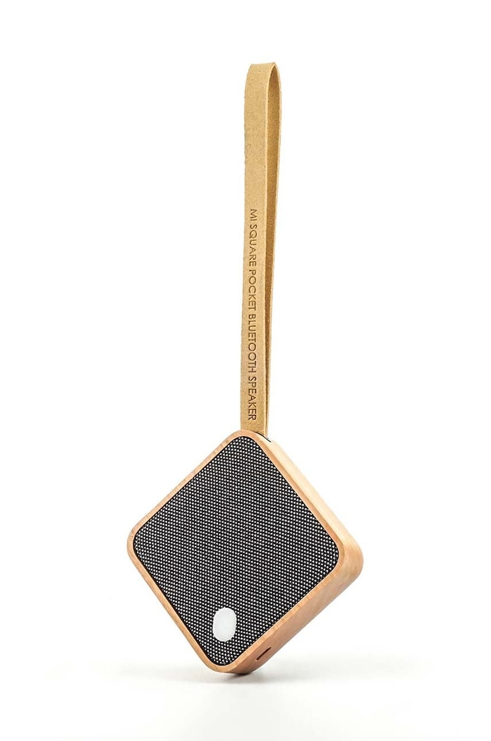 Brezžični zvočnik Gingko Design Mi Square Pocket Speaker bež G005CH