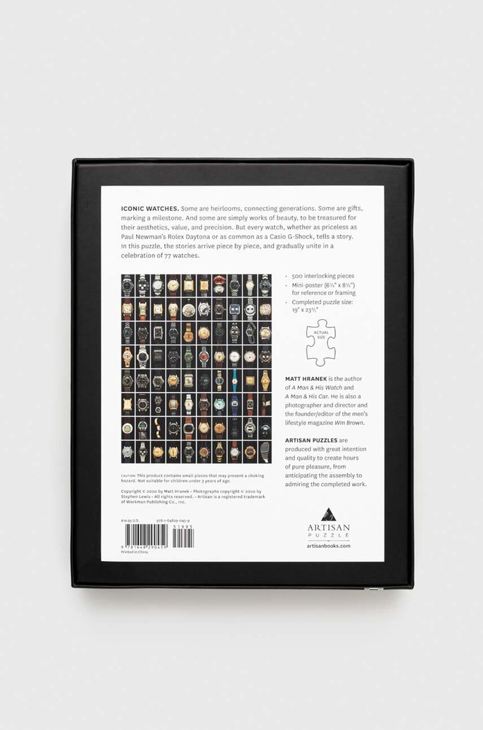 Puzzle Aroma Home Iconic Watches 500 elementów ARG106 vícebarevná AA00