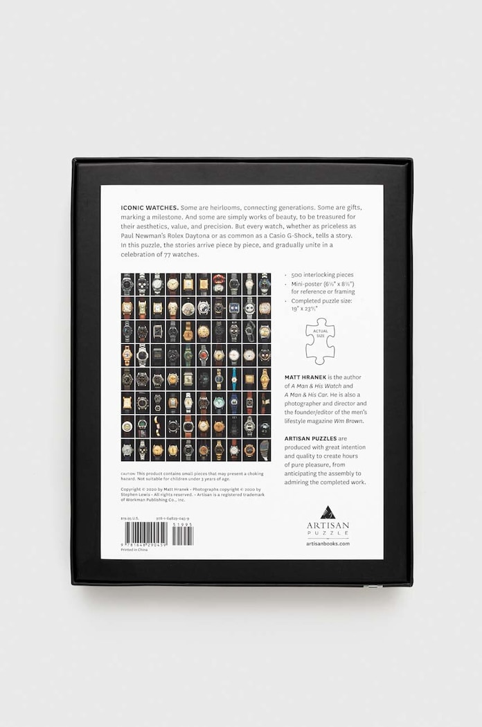 Puzzle Aroma Home Iconic Watches 500 elementów ARG106 vícebarevná AA00