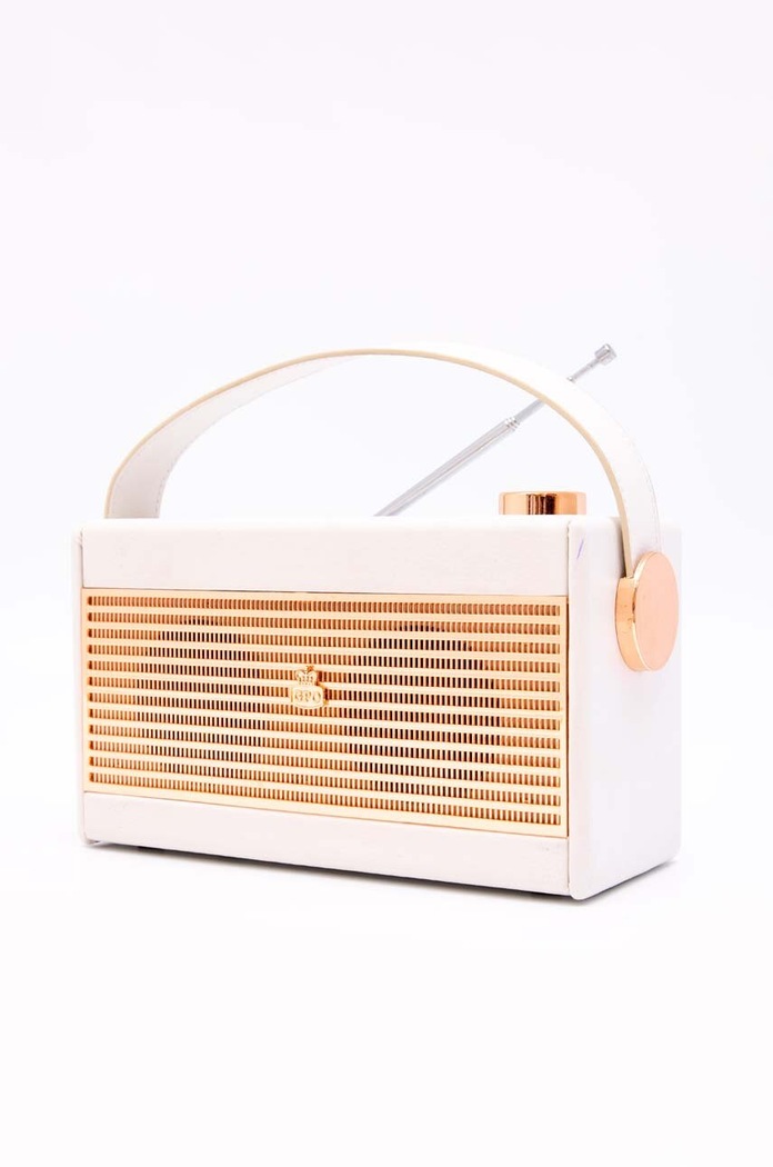 GPO radio z budzikiem Darcy GPO91 różowy AA00