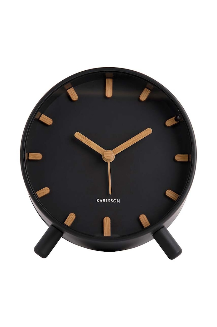 Karlsson budzik czarny KA5943BK