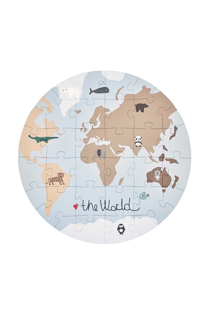 Puzzle OYOY The World 32 dílků vícebarevná M107324