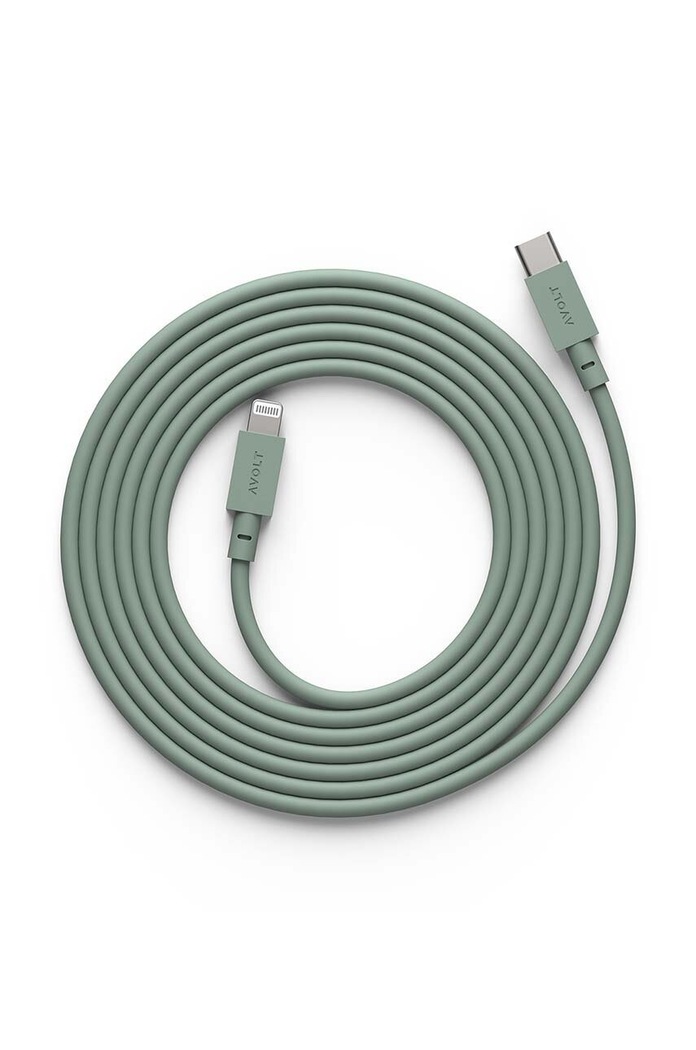 USB nabíjecí kabel Avolt Cable 1, USB-C to Lightning, 2 m zelená C1CL.IN20.18OG