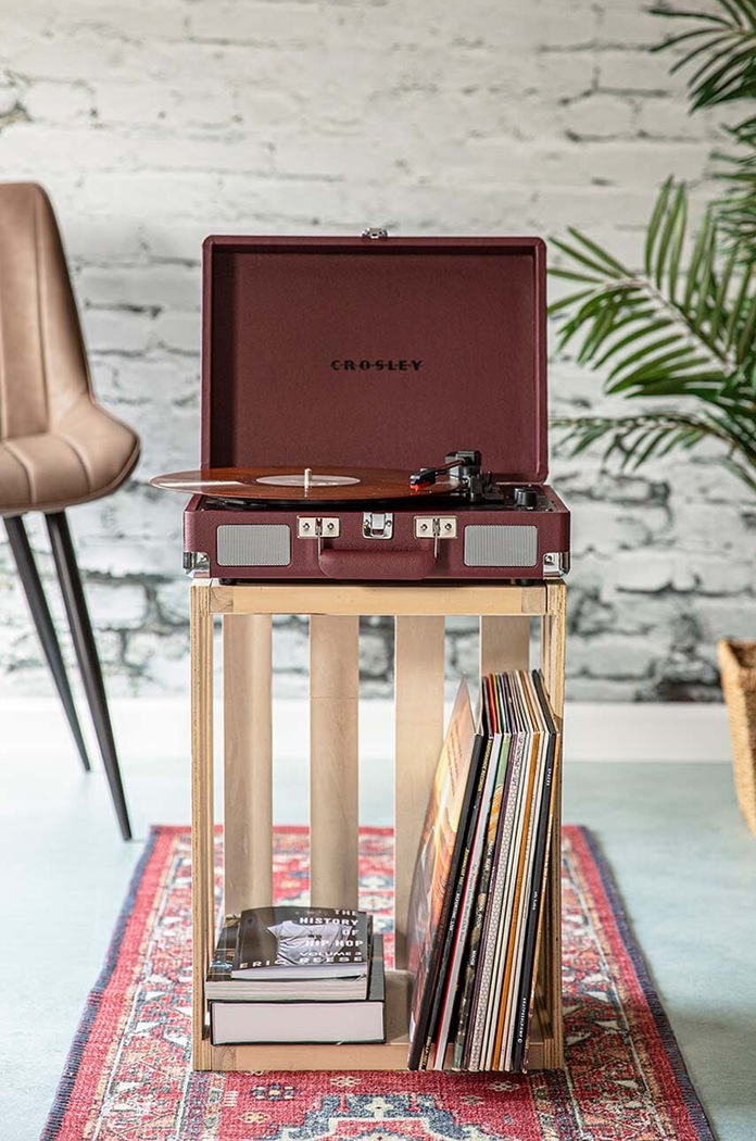 Πικάπ βαλίτσα Crosley Cruiser Plus CR8005F.BU4 μωβ