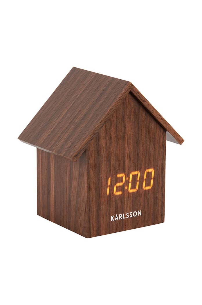 Karlsson budzik KA5932DW brązowy AA00