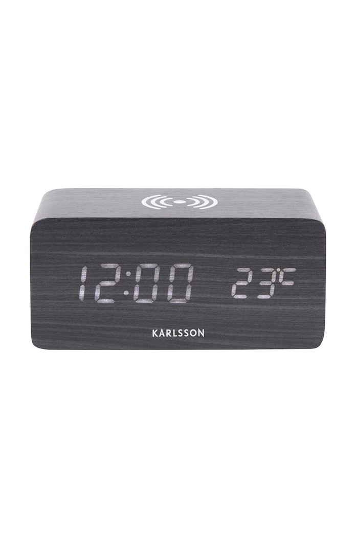 Будилник Karlsson черен KA5933BK