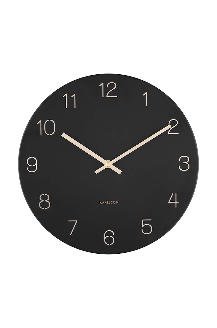 Karlsson ceas de perete Charm negru KA5788BK