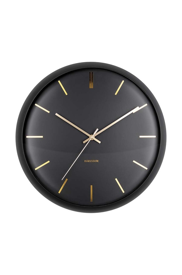 Karlsson ceas de perete negru KA5840BK