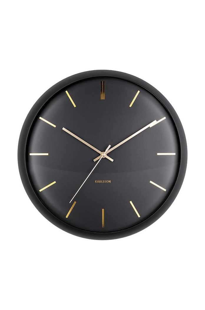 Karlsson ceas de perete negru KA5840BK