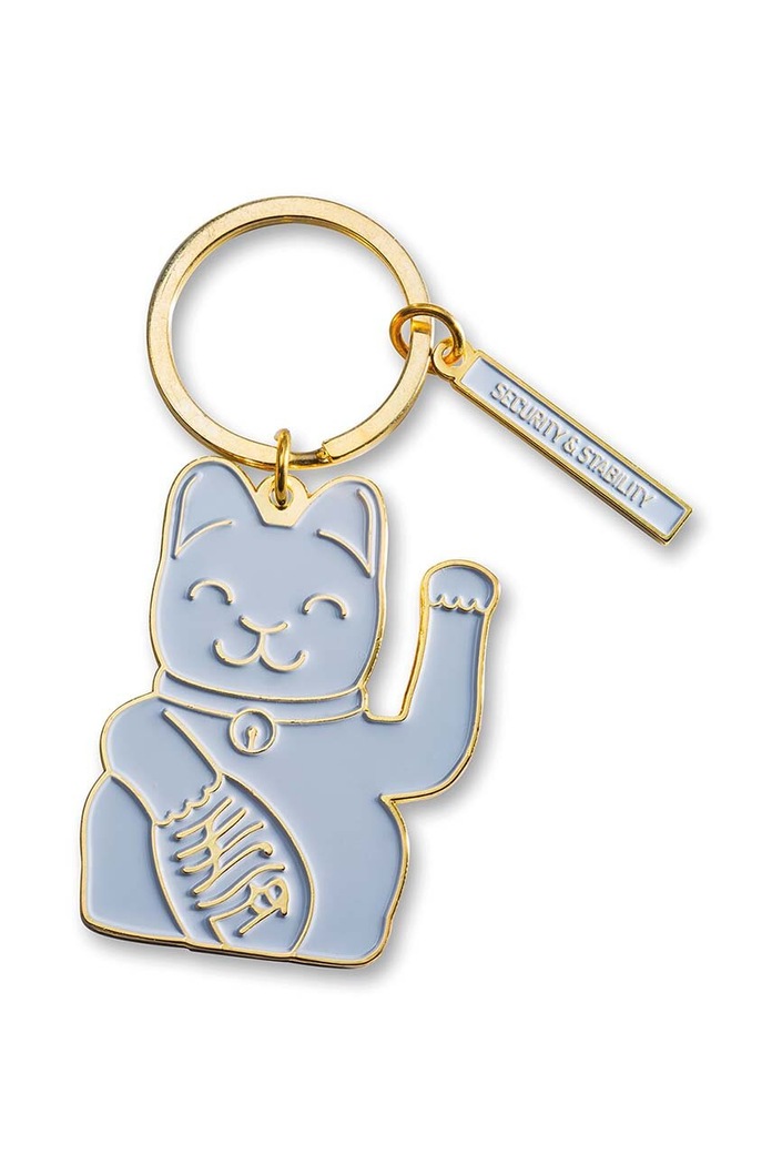Μπρελόκ Donkey Lucky Cat γκρί 400933