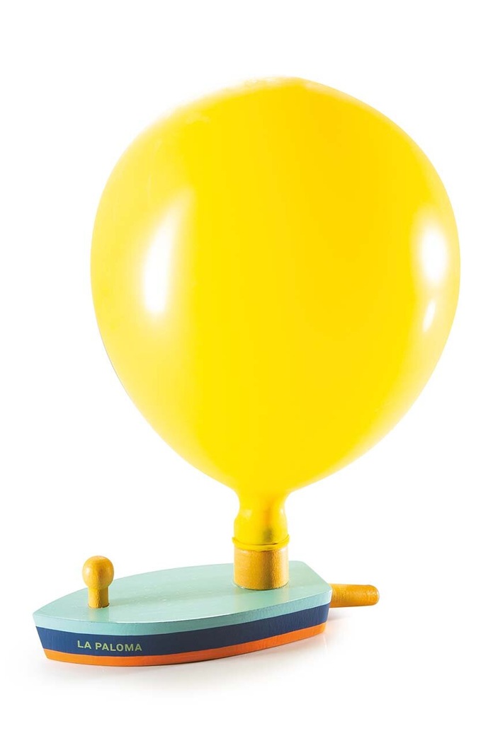 Donkey barcă de jucărie cu balon Balloon Puster La Paloma 900207 multicolor AA00