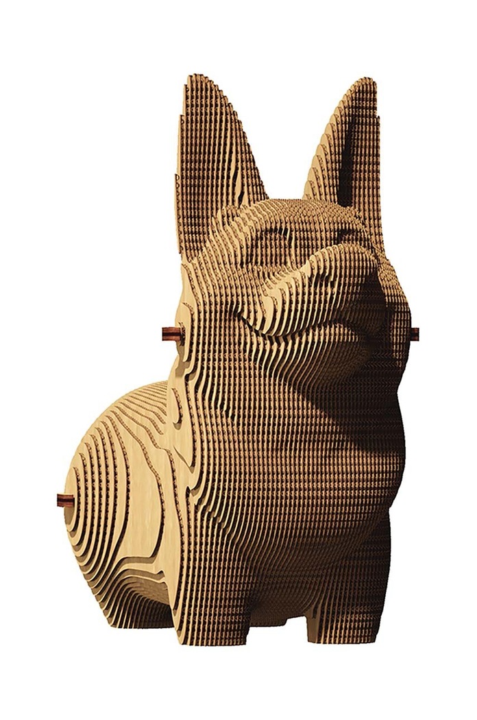 3d puzzle Cartonic Corgi viacfarebná CARTCORG