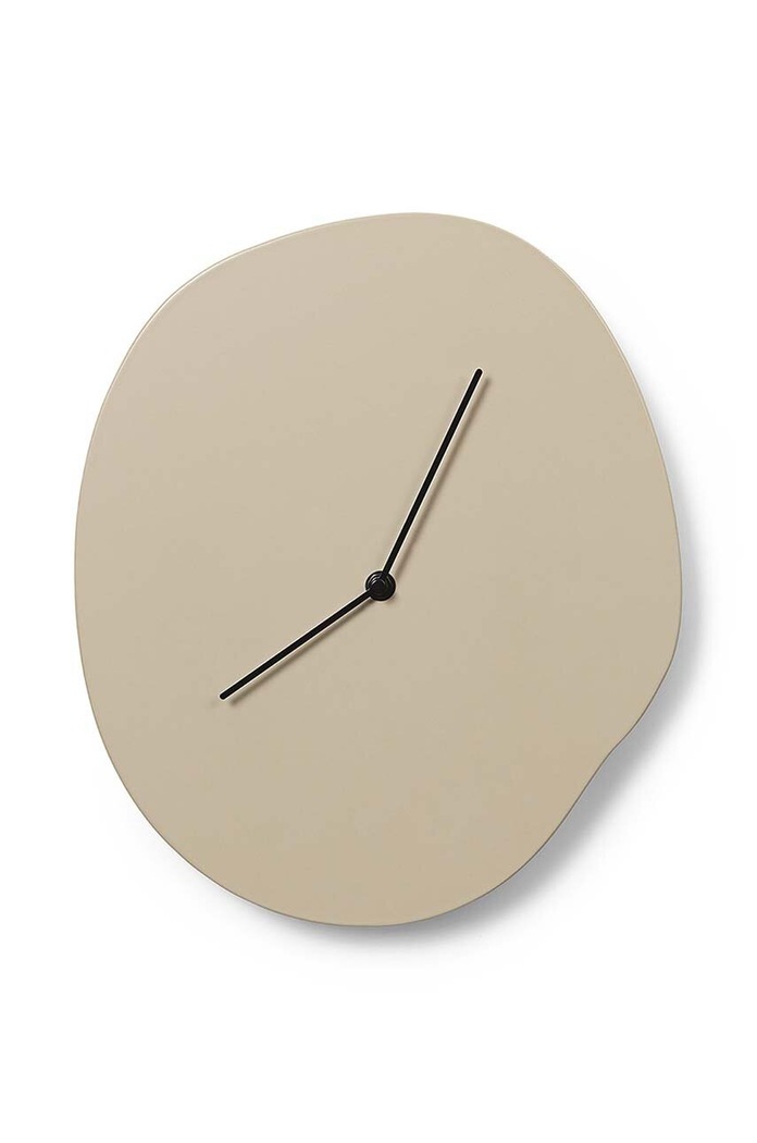 Nástenné hodiny ferm LIVING Melt béžová 1104266415
