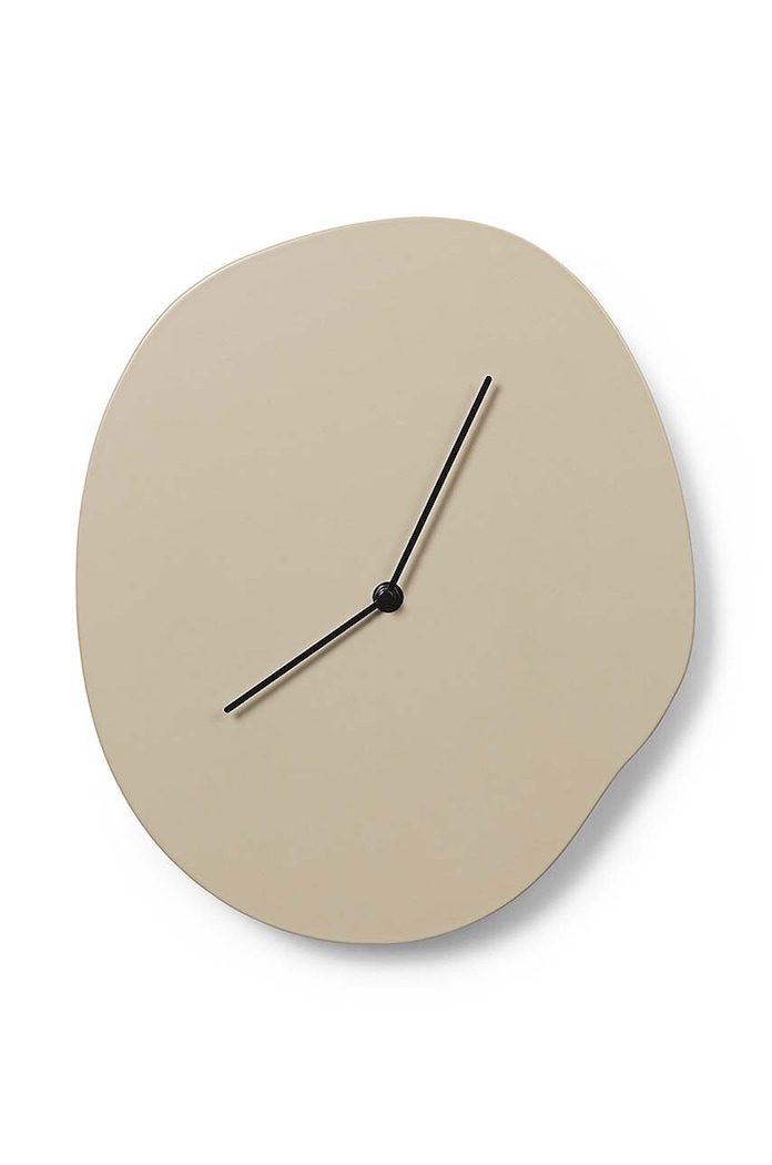 Nástenné hodiny ferm LIVING Melt béžová 1104266415