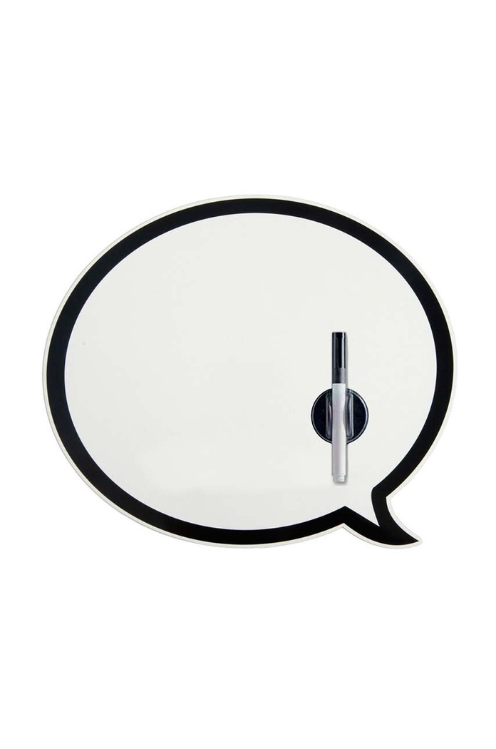 Magnetická tabuľa na chladničku Balvi Talking Bubbe biela 23869