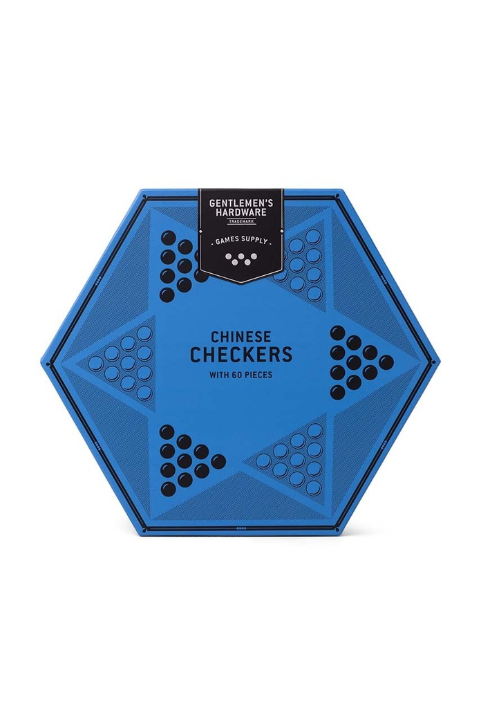 Gentlemen's Hardware gra planszowa Chinese Checkers GEN583UK niebieski AA00