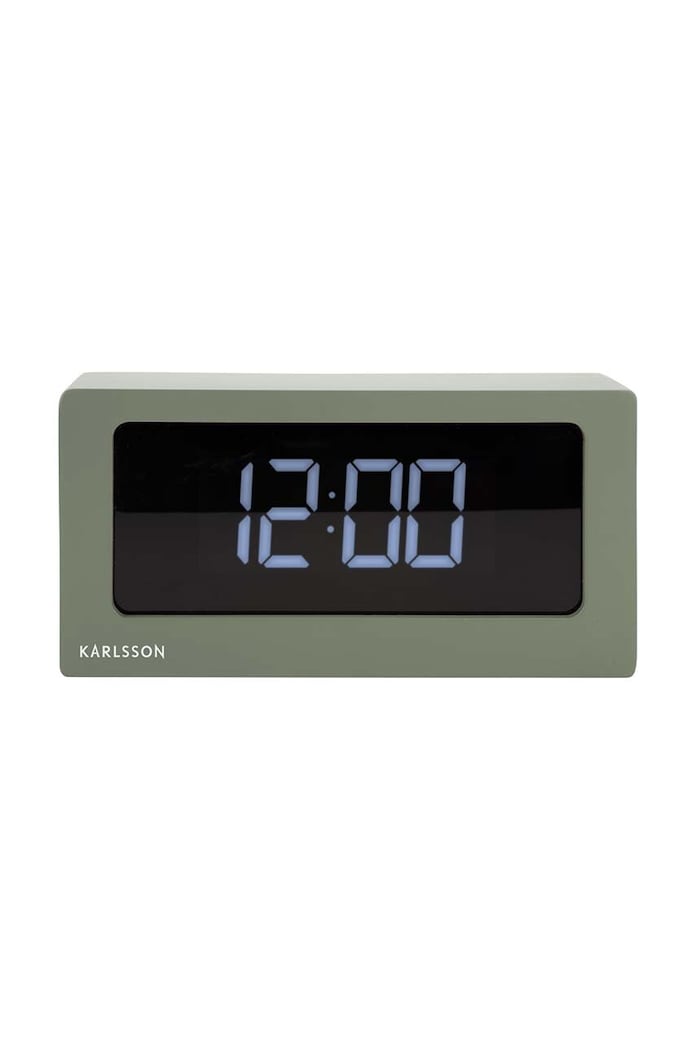 Karlsson ceas de perete Boxed LED verde KA5868GR