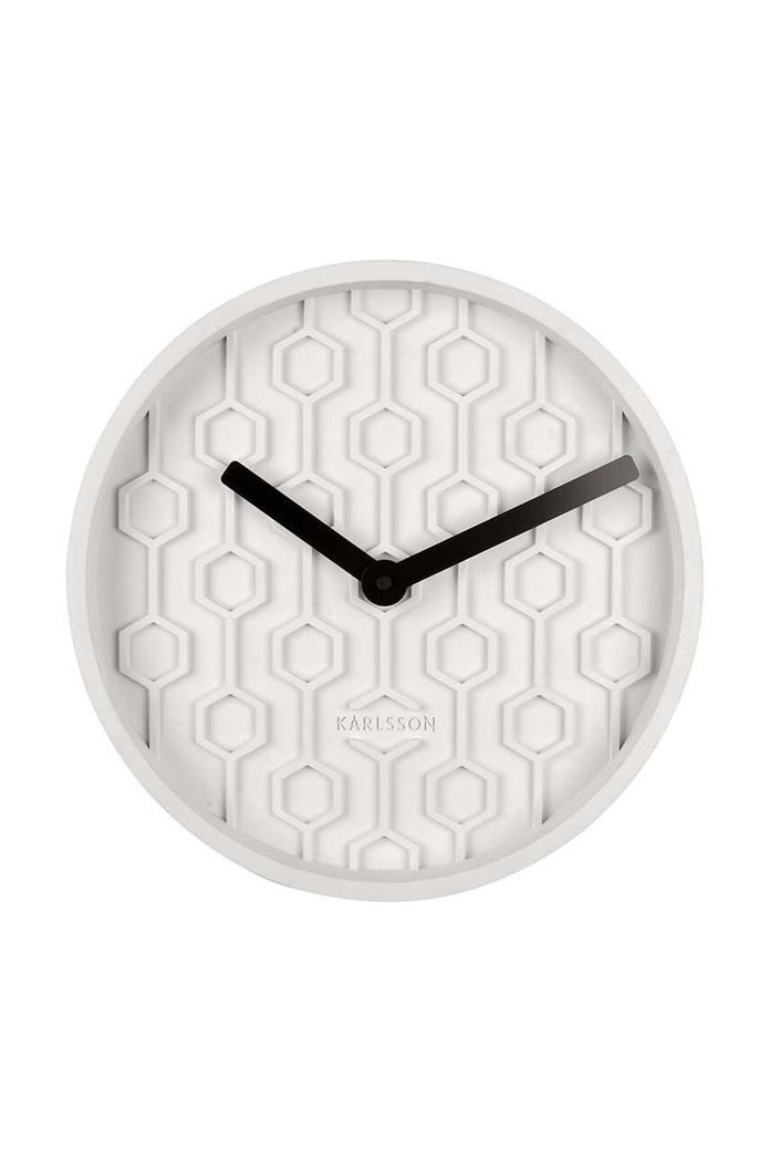 Karlsson ceas de perete Honeycomb alb KA5869WH