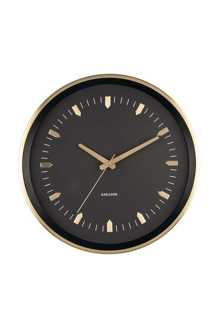 Karlsson orologio da parete Arrow Batons giallo KA5912GD