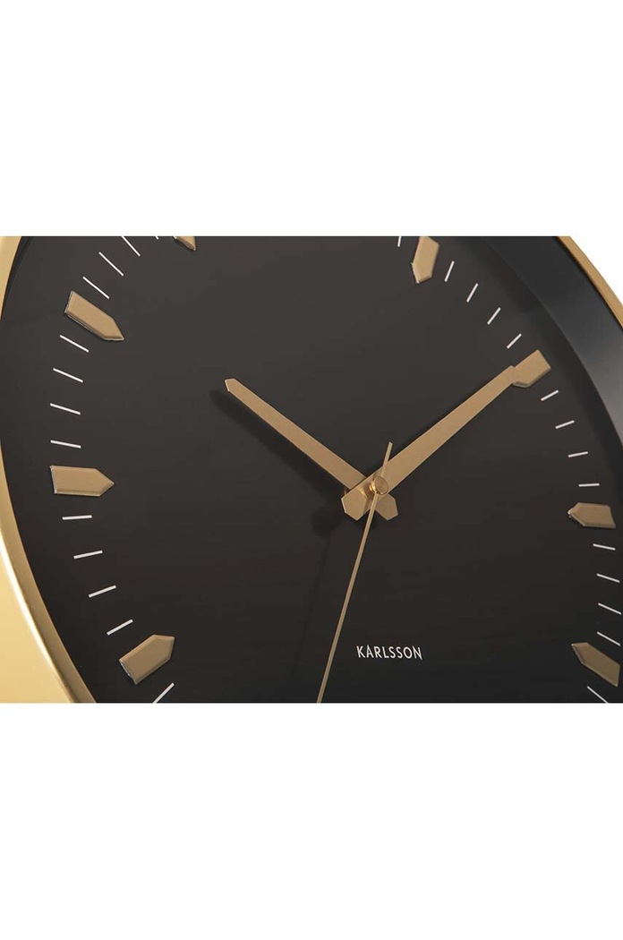 Salotto e camera Karlsson orologio da parete Arrow Batons KA5912GD giallo
