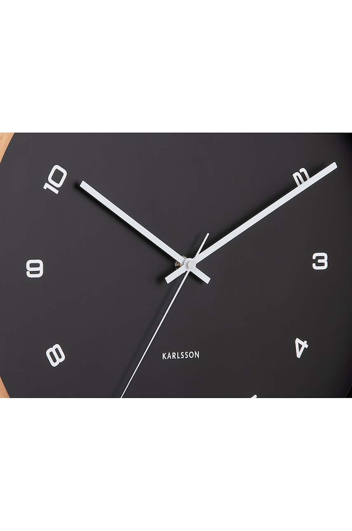 Living și dormitor Karlsson Ceas de perete Modesta KA5938BK negru
