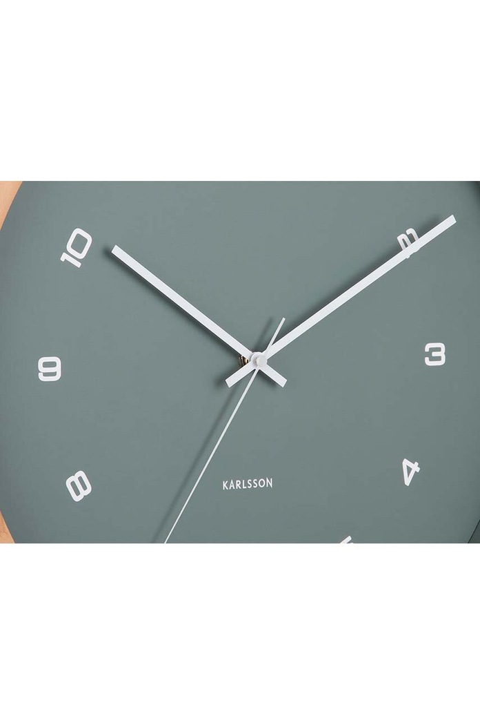 Living și dormitor Karlsson ceas de perete Modesta KA5938GR verde