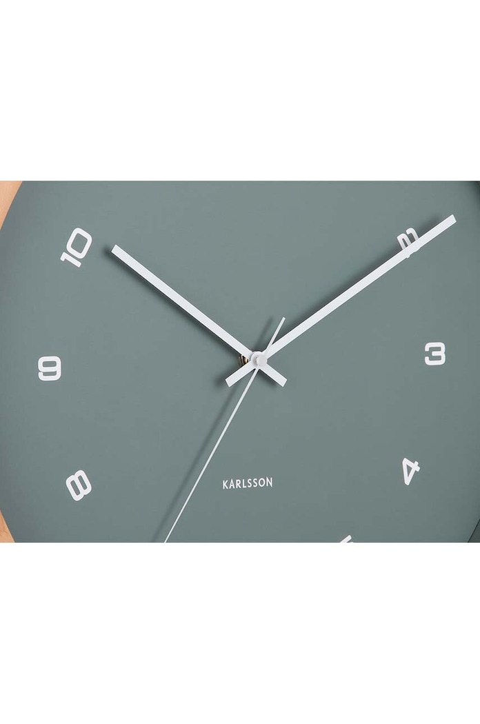 Living și dormitor Karlsson ceas de perete Modesta KA5938GR verde