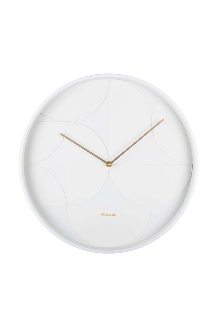 Karlsson ceas de perete Echelon Circular alb KA5948WH