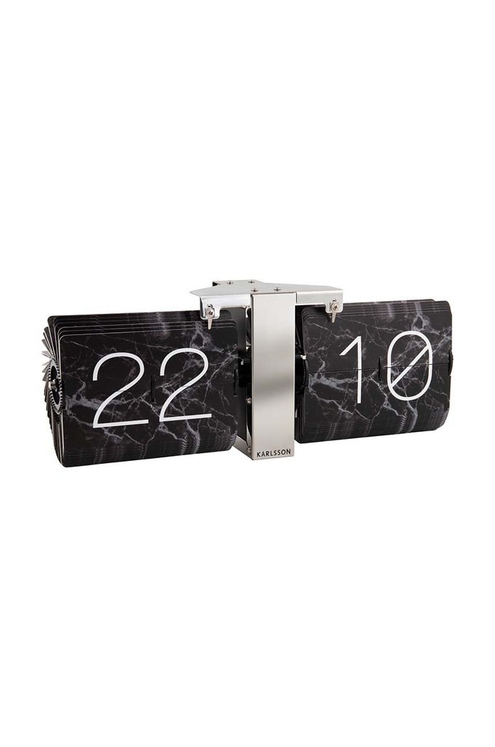 Karlsson zegar klapkowy Flip clock No Case czarny KA5956BK