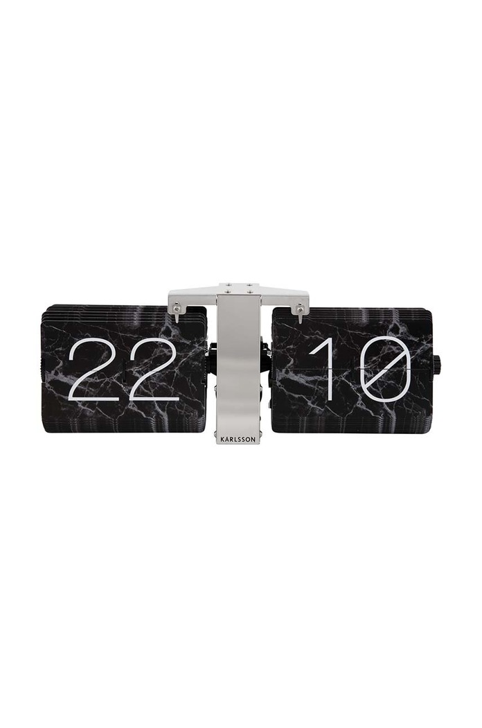 Karlsson zegar klapkowy Flip clock No Case KA5956BK czarny AA00