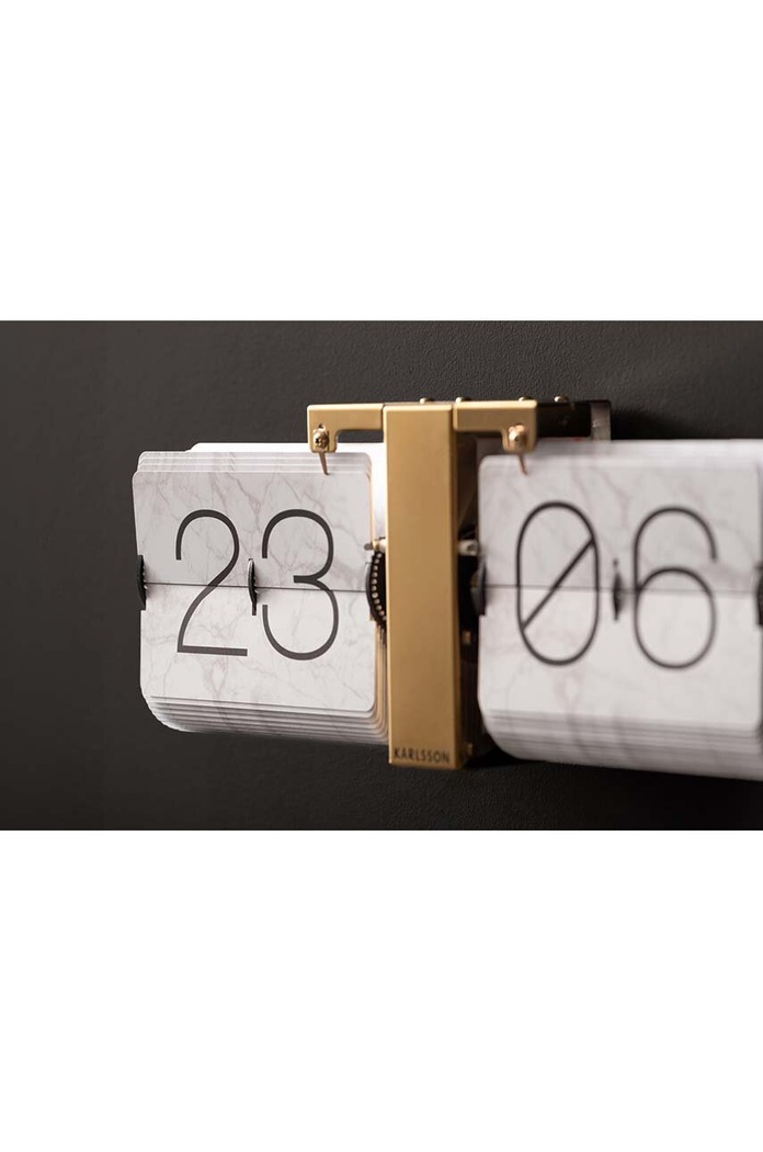 Překlápěcí hodiny Karlsson Flip Clock No Case KA5956WH