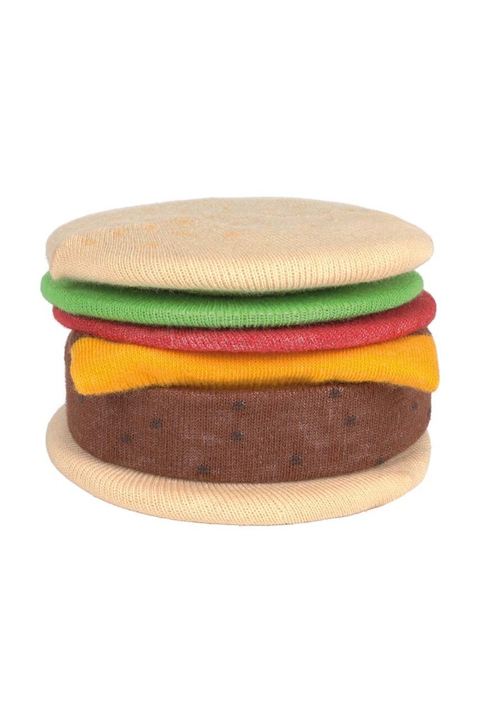 Ponožky Eat My Socks Cheeseburger EMSNOCSCHBU viacfarebná AA00