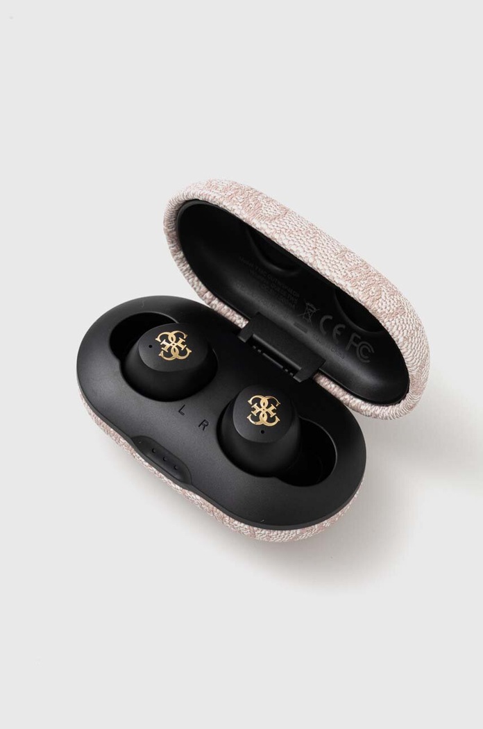 Bezdrôtové slúchadlá Guess Bluetooth 4G Metal ENC ružová GUTWSP4EGP