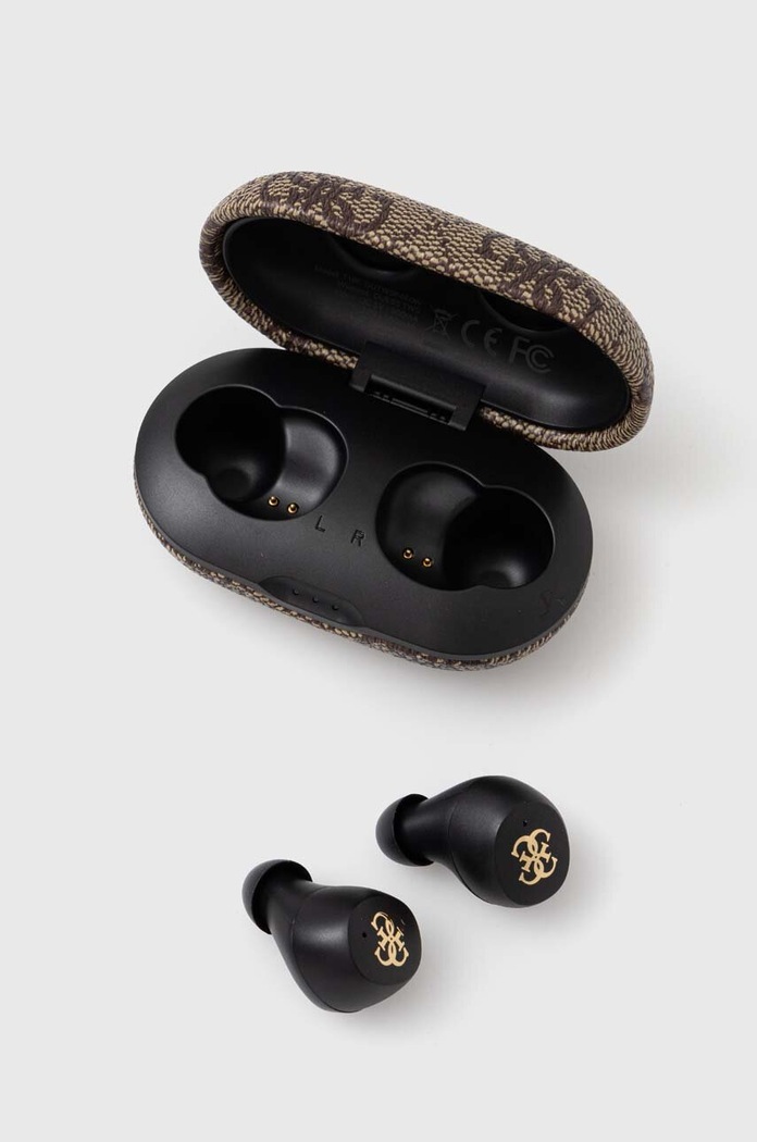 Življenjski slog Brezžične slušalke Guess Bluetooth 4G Metal ENC GUTWSP4EGW črna
